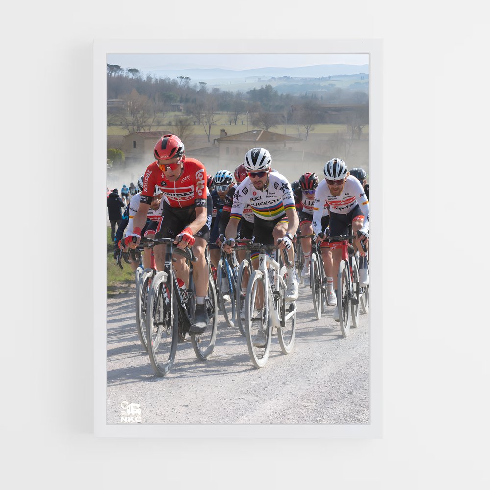 Poster Strade de bianche – affiche Cyclisme (vue 3)